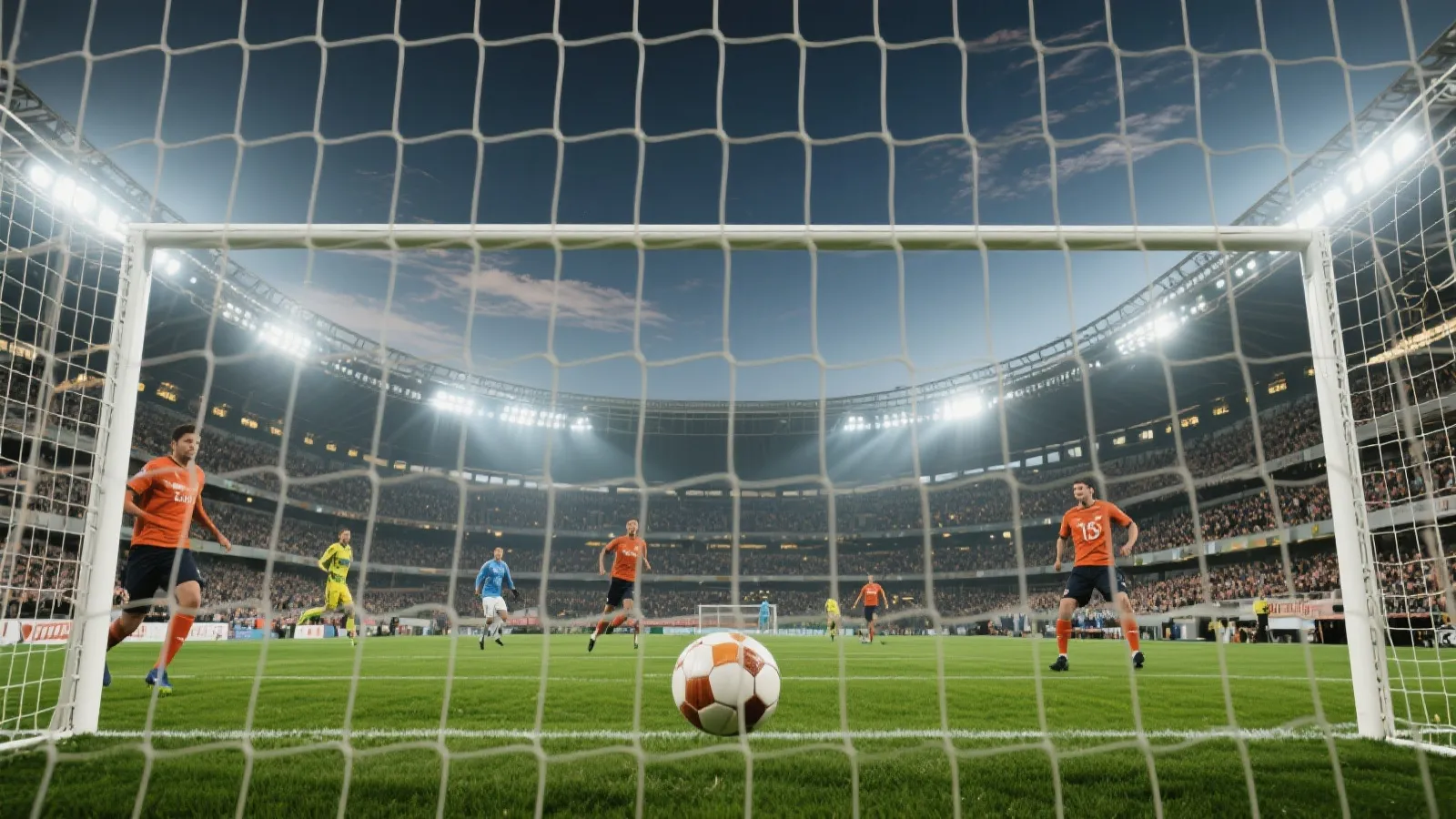 足球赛事直播视觉示意