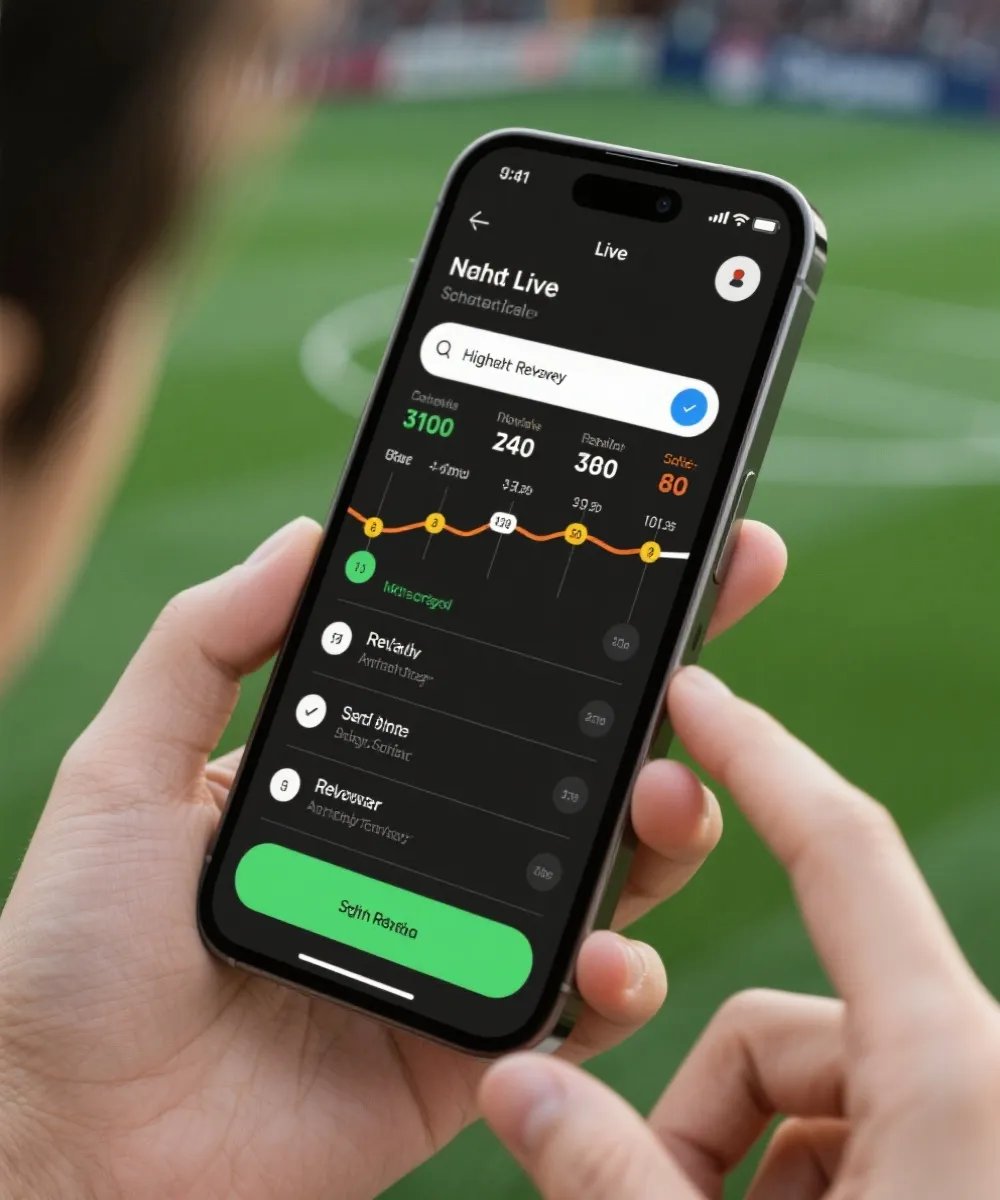 赛事提醒与回看功能示意图